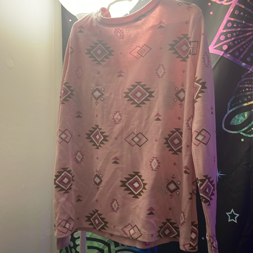 Pink Different shape kid top